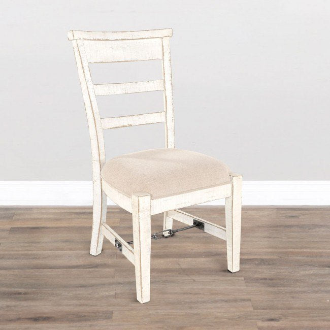 Marina White Sand Dining Table, Side Chairs & Arm Chairs