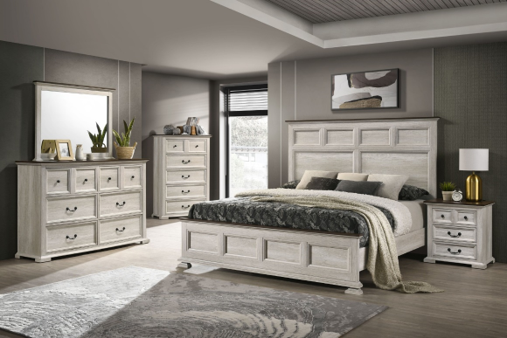 Joanna Bed-Dresser-Mirror-Chest & Nightstands