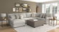 Livingston Linen 3pc Sectional