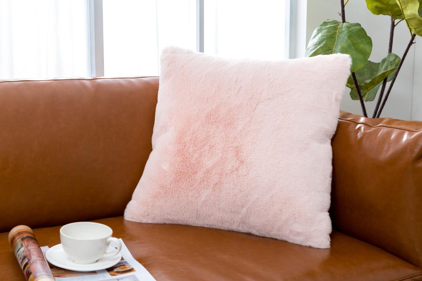 Rabbit Fur Pillow (RB12P)