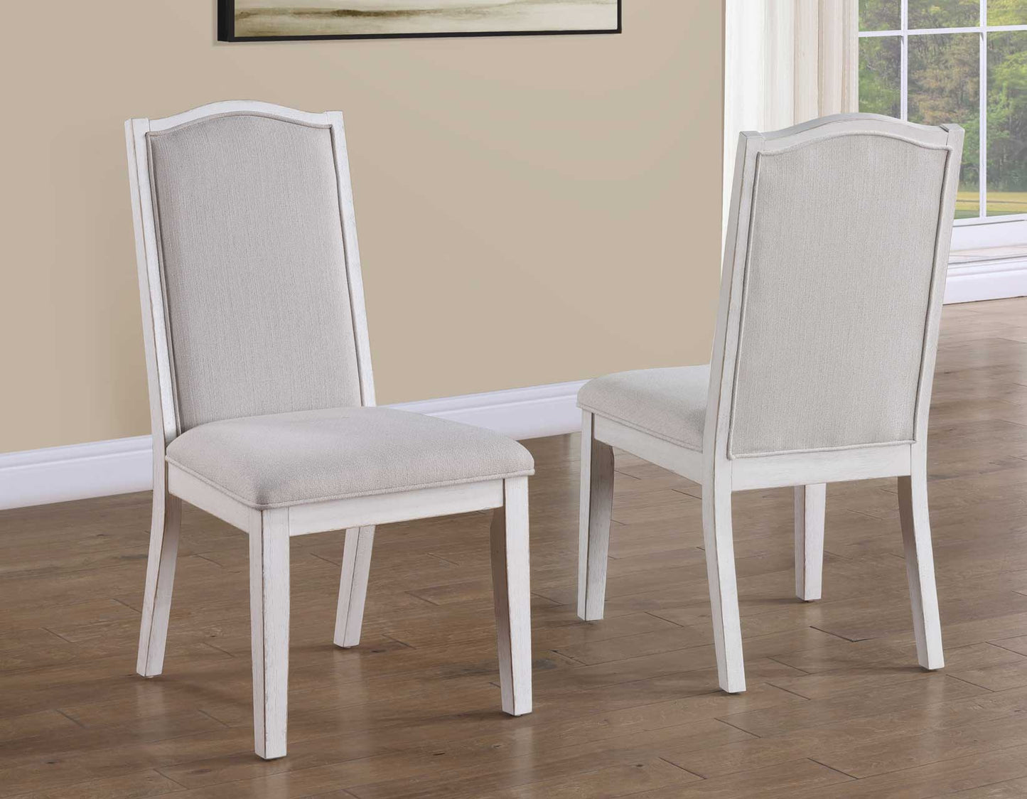 WARREN DINING TABLE, ARM CHAIRS & SIDE CHAIRS