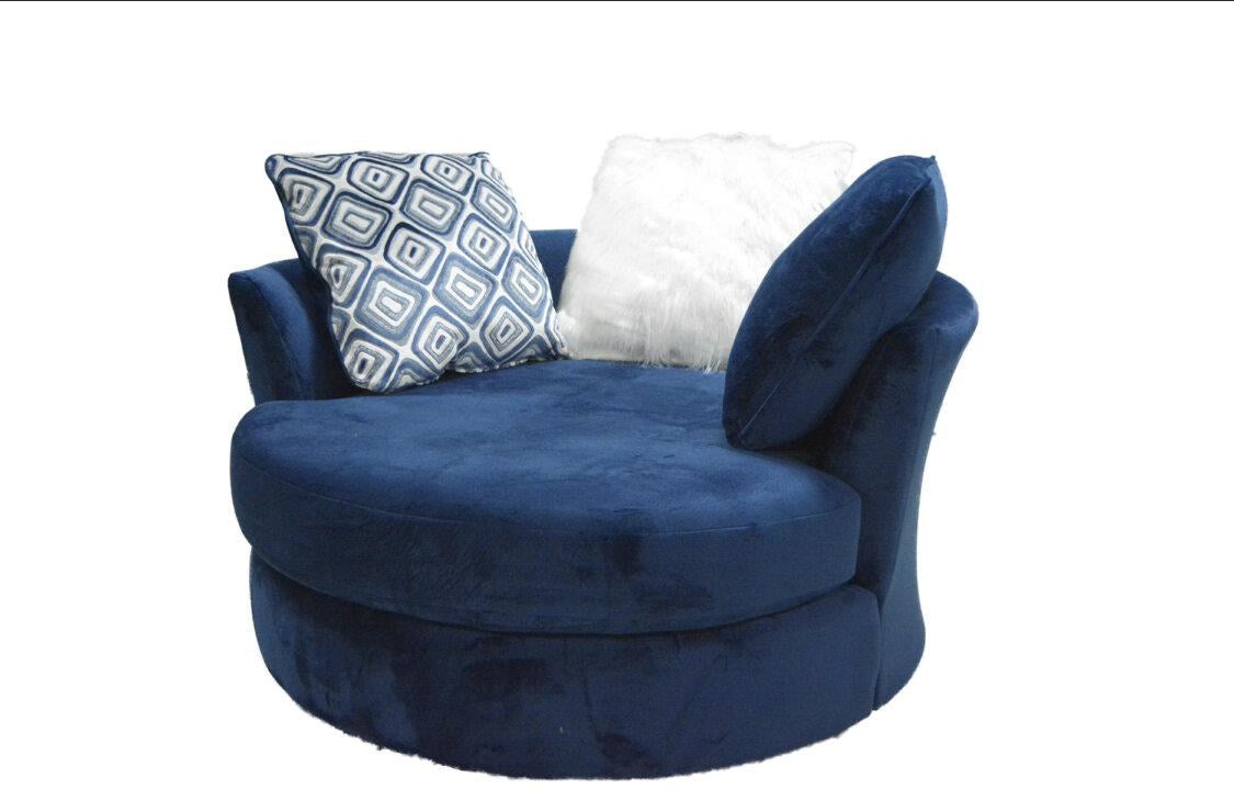 Groovy Navy Sectional