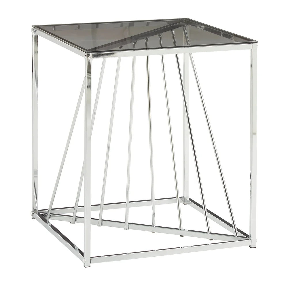 Smoke Silver Cocktail Tables